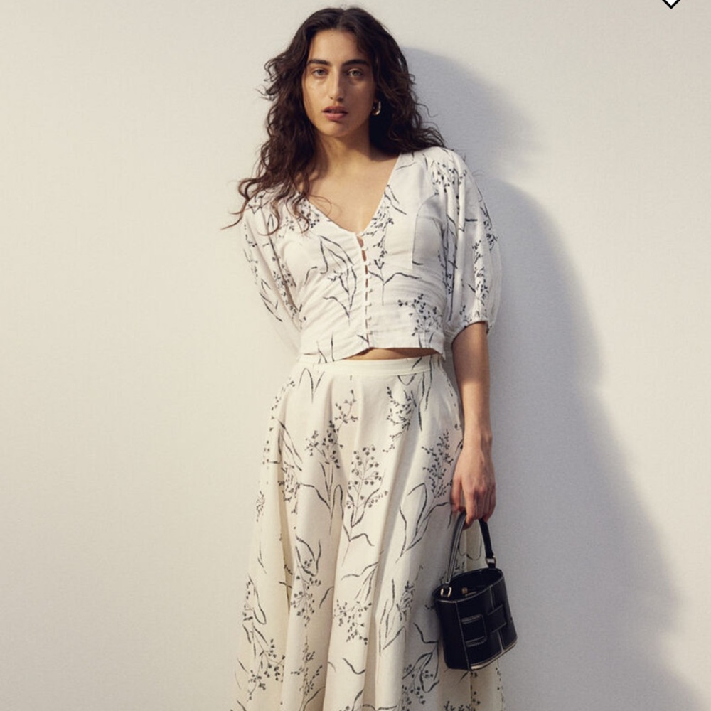 HM Linen Blend Blouse